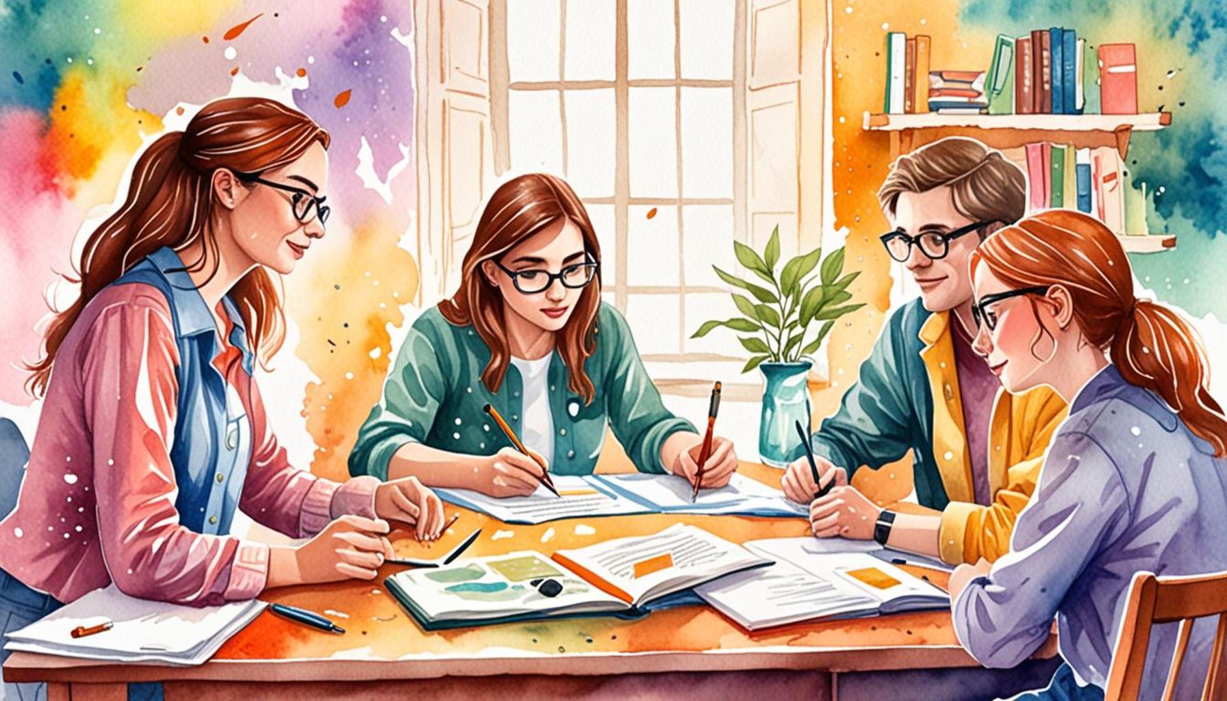 Literary Collaboration: Creating Group Writing Projects to Expand Ideas and Connections