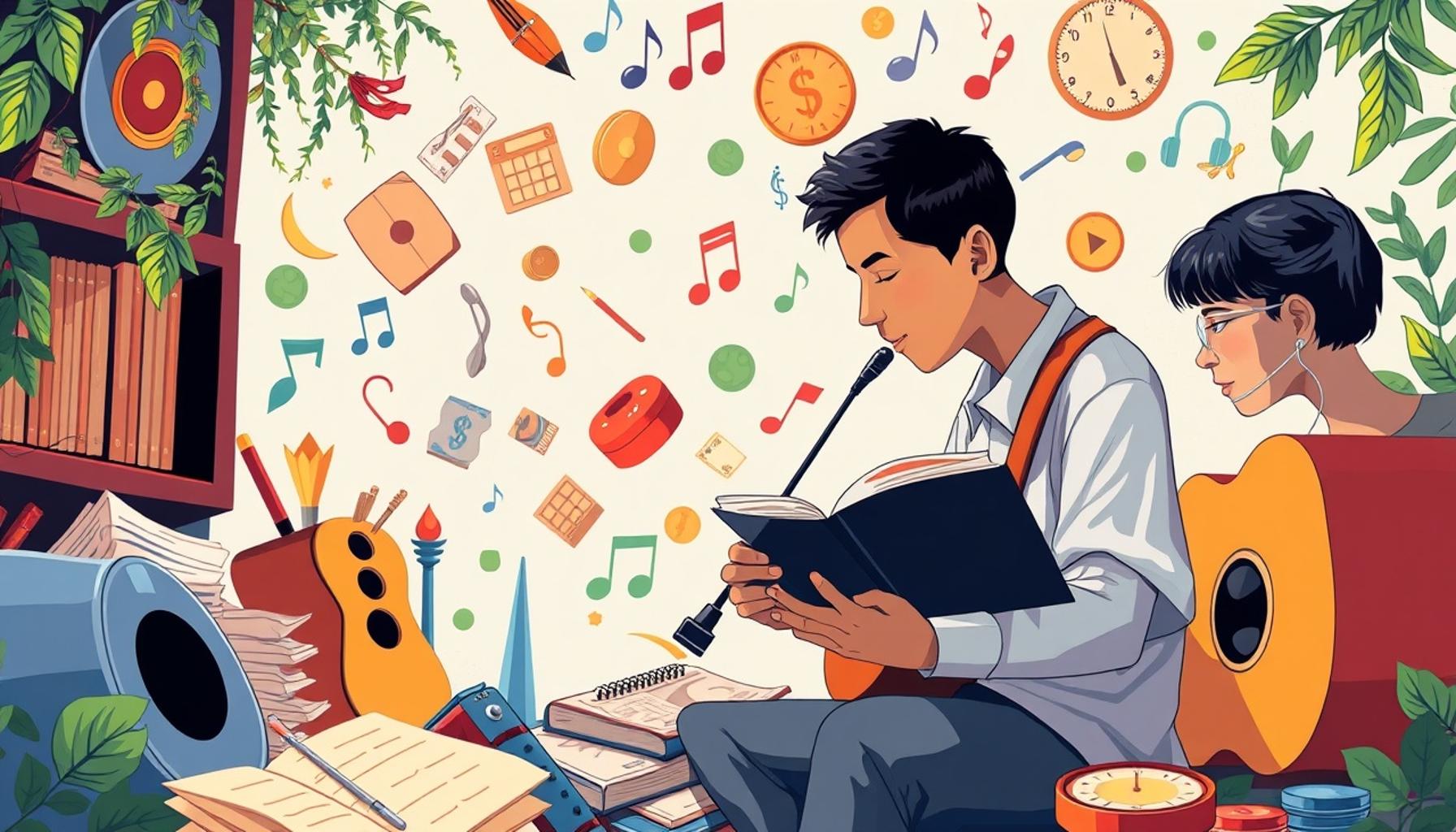 The Influence of Music on the Creation of Written Narratives